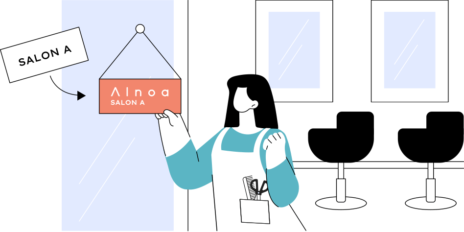 既存の店舗をAInoaサロンとして運営できます